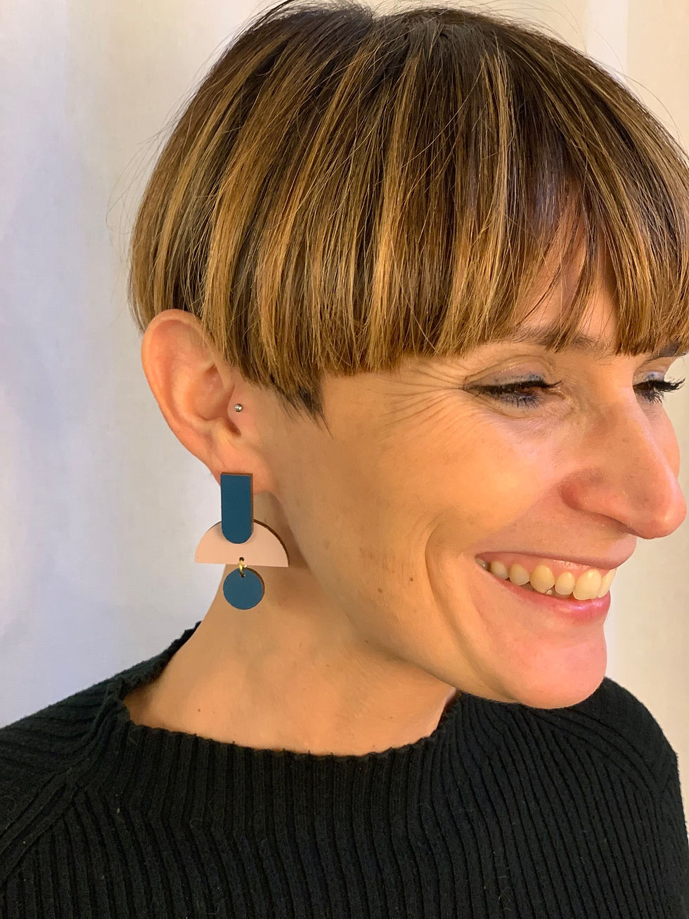 Miniatura: Orecchini in legno "Sara"
