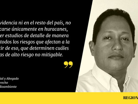 ENTREVISTA |"En 10 ó 20 años volverá a pasar un huracán por Providencia": Augusto Rico