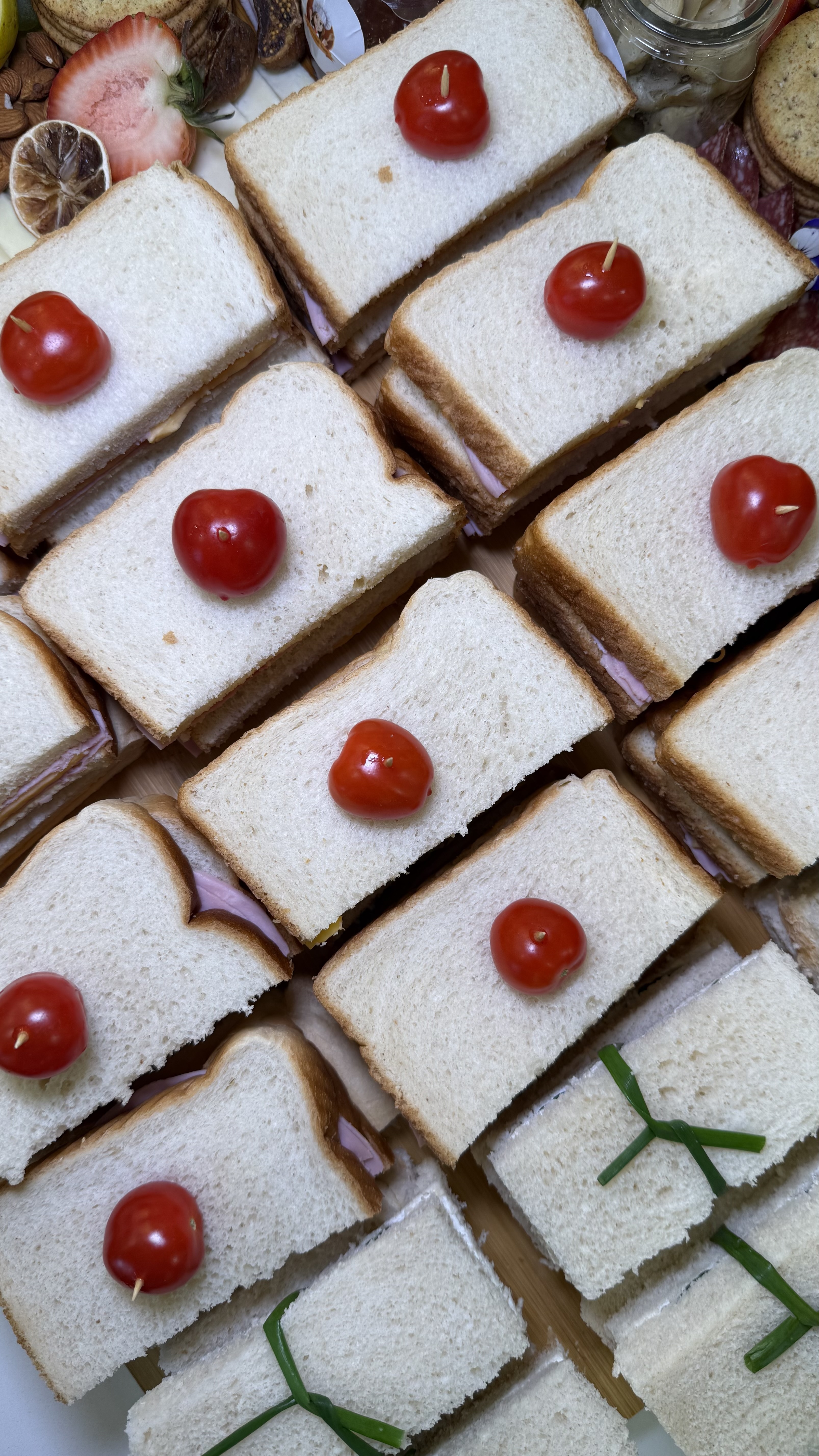 Arranged Food and Objects