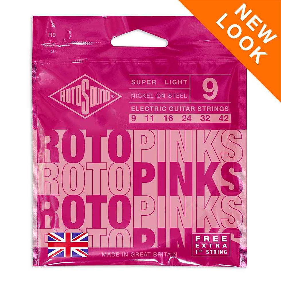 Rotosound R9 9-42 Roto Pinks Electric Guitar Strings