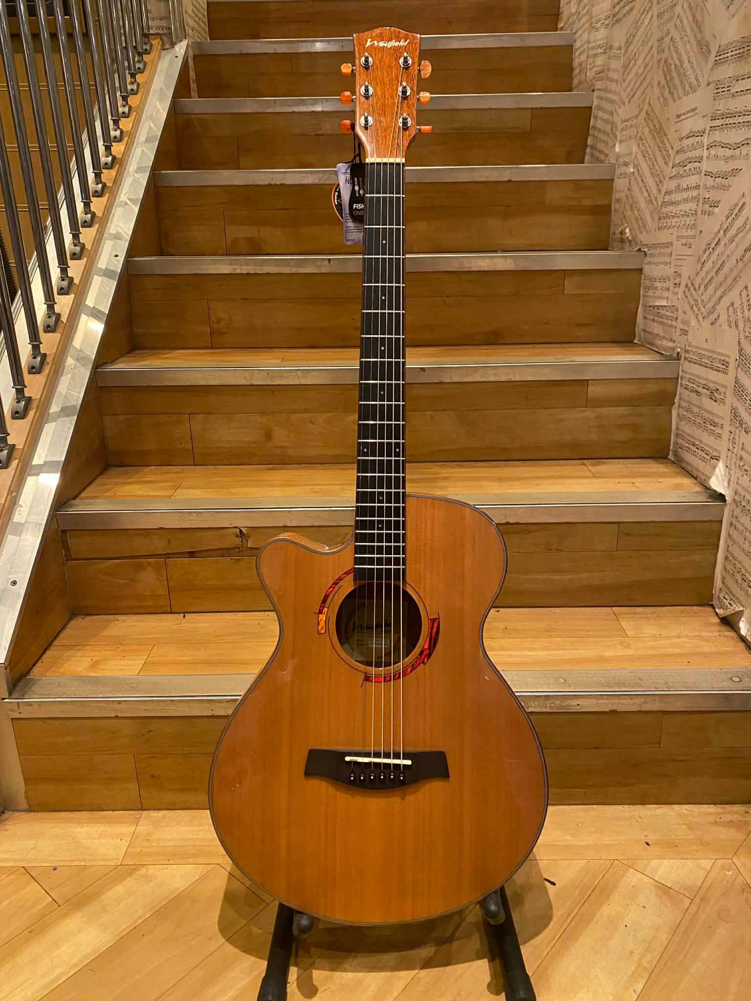 Westfield Artist Slimline Folk Natural Gloss LH Electro Acoustic WTL450NTCEL