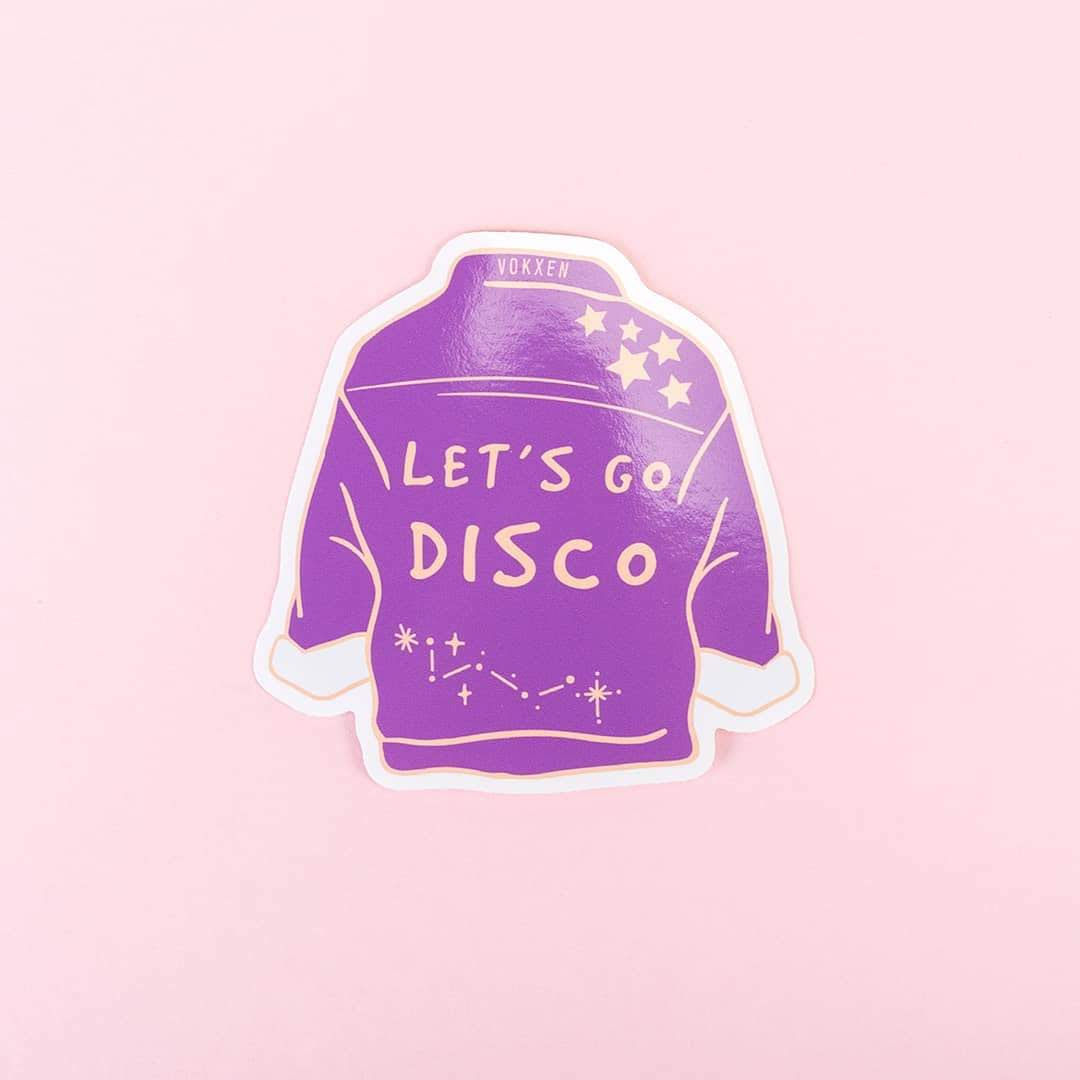 Lets Go Disco - Sticker