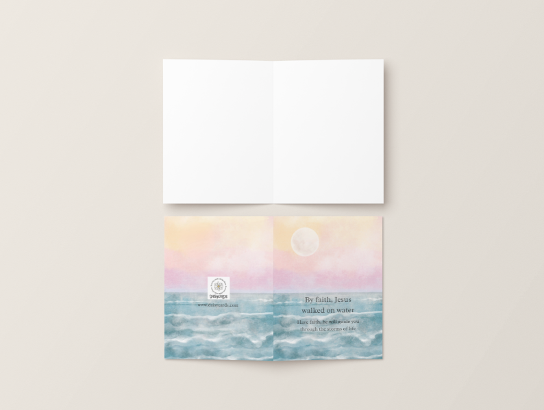 Thumbnail: "By faith, Jesus walked on water"