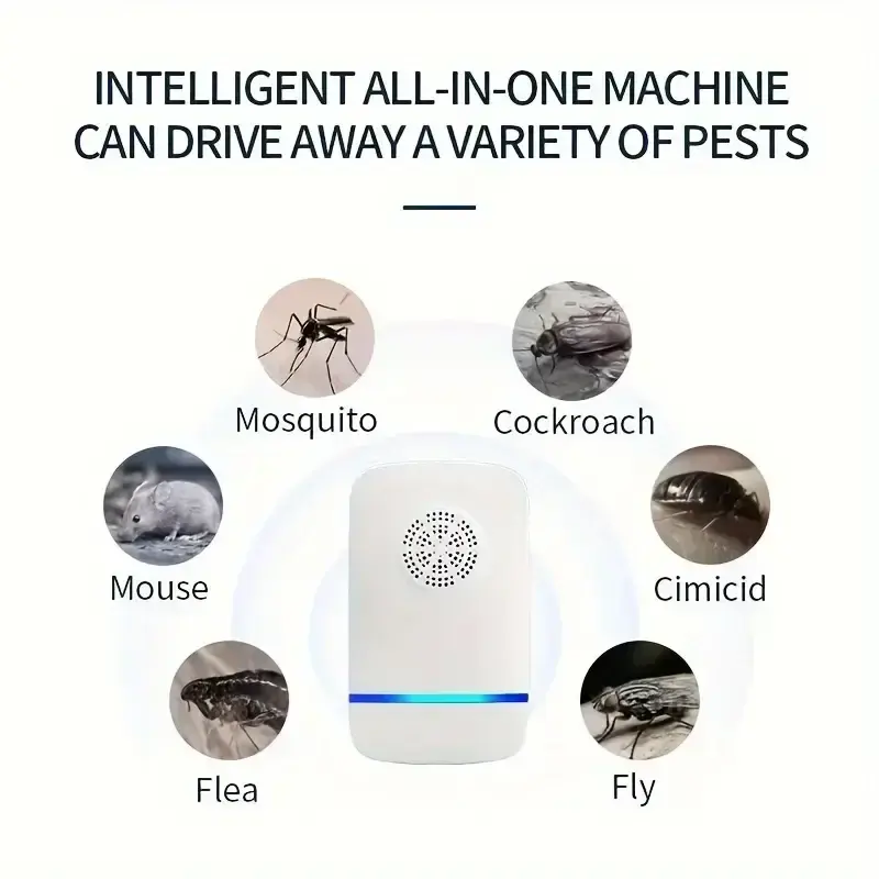 Miniatura: Ultrasonic pest repellent plug-in - insect control para mosquito