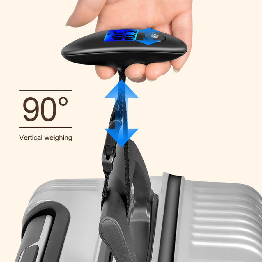Miniatura: 40kg/100g portátil luggage scale high precision travel digital hanging scales wi