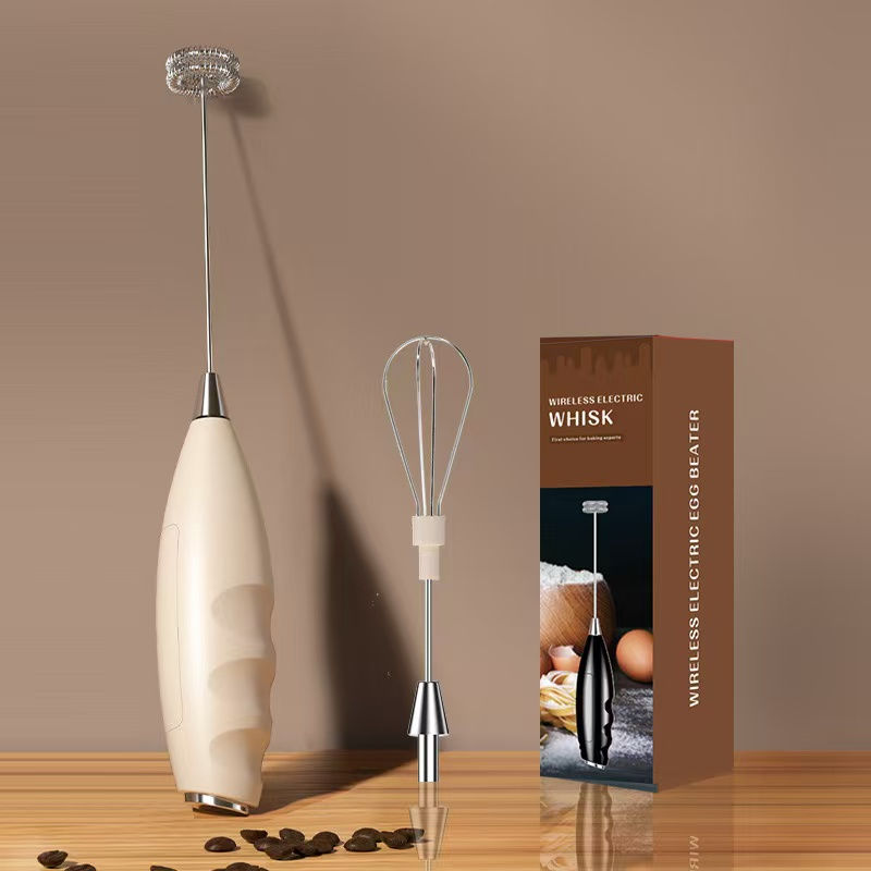 Miniatura: Elétrico handheld egg beater, small cream and egg frother for baking, outdoor fo