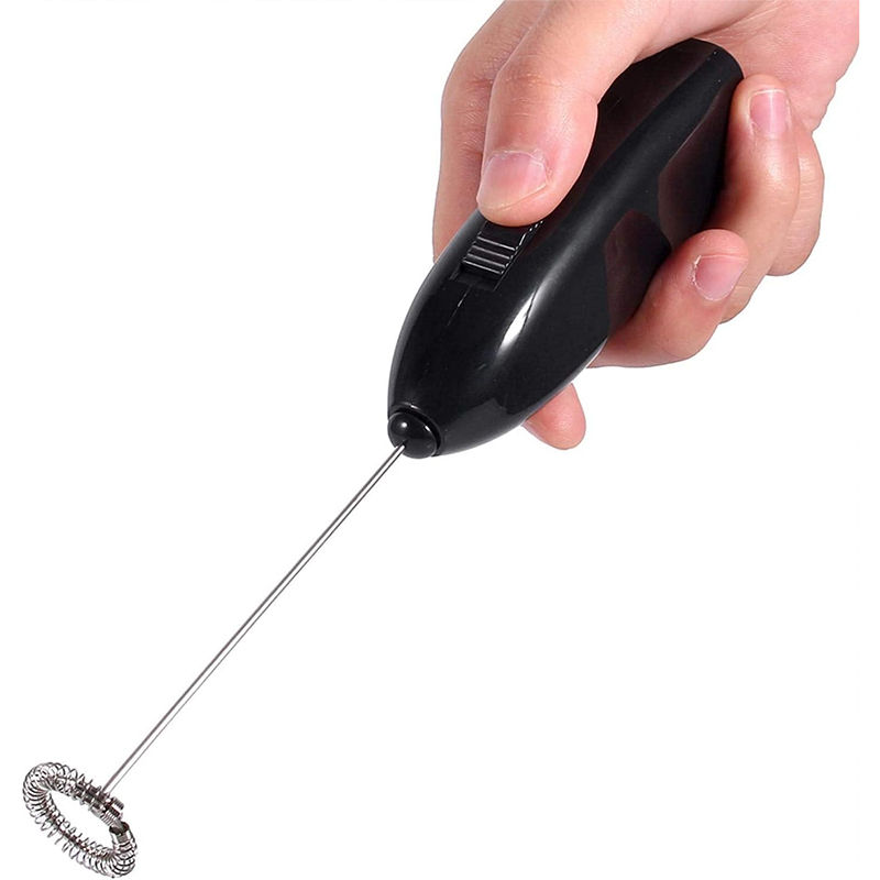Handheld electric egg beater mini battery powered milk frother coffee drink mixe