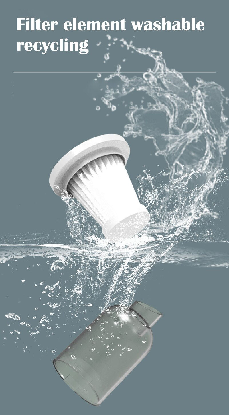Miniatura: 9000pa sem fio car aspirador limpador usb charging 1200mah portátil cleaning