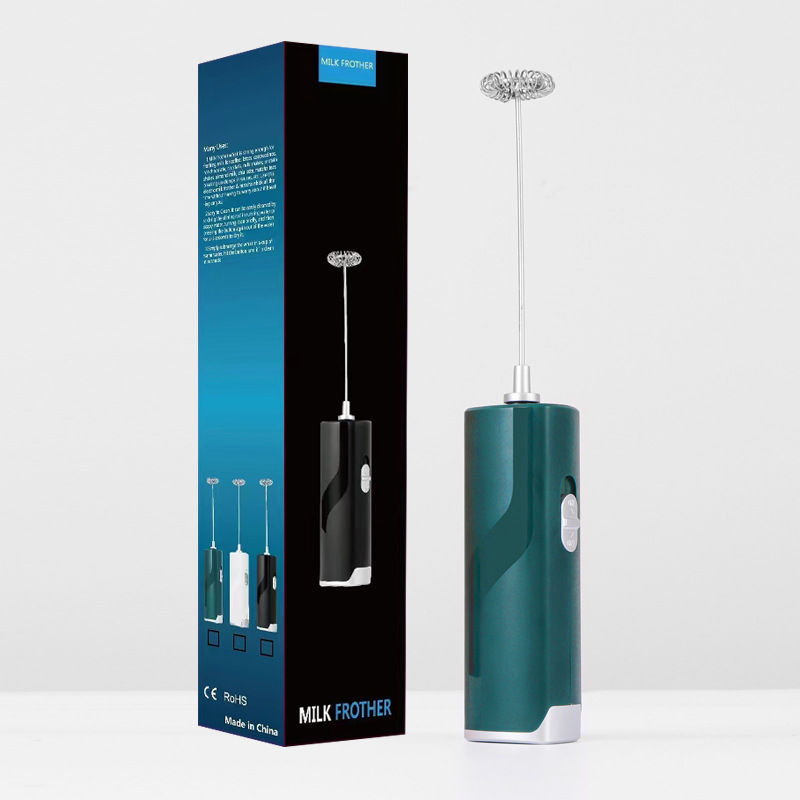 Miniatura: Mini electric milk foamer blender wireless coffee whisk mixer skimer handheld eg