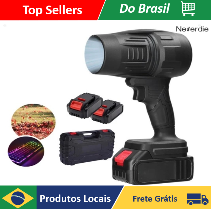 Miniatura: Portátil turbo blower usb recarroregável 2 batteries bivolt - neverdie store