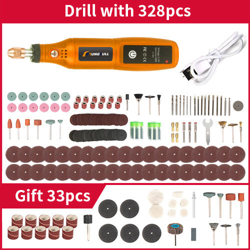 Miniatura: Mini wireless drill rechargeable polishing machine diy mini rotary tool usb engr