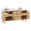 Thumbnail: Adrian 72" Natural Oak Vanity with Calacatta Quartz Top