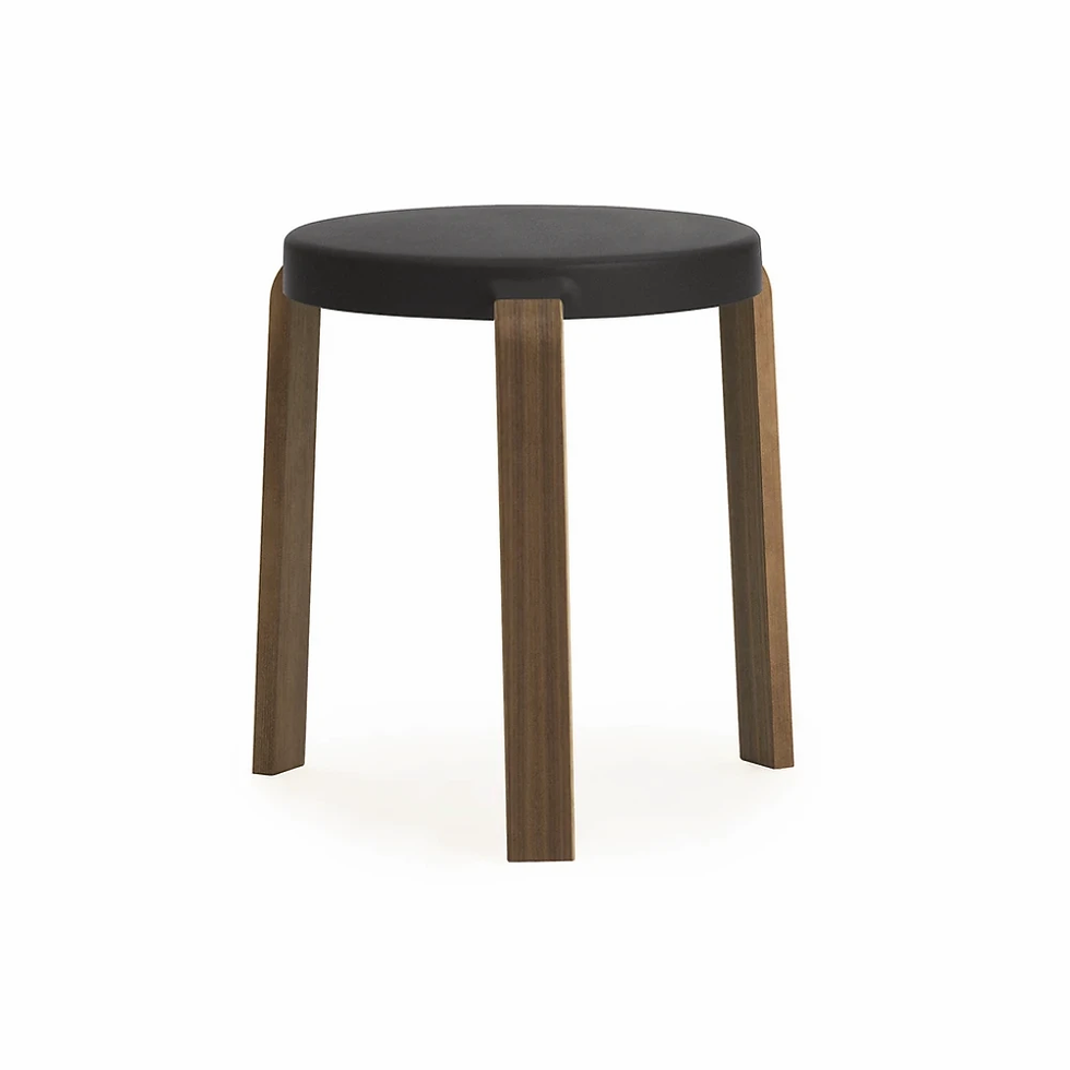 Thumbnail: Normann Copenhagen Tap stool, walnut
