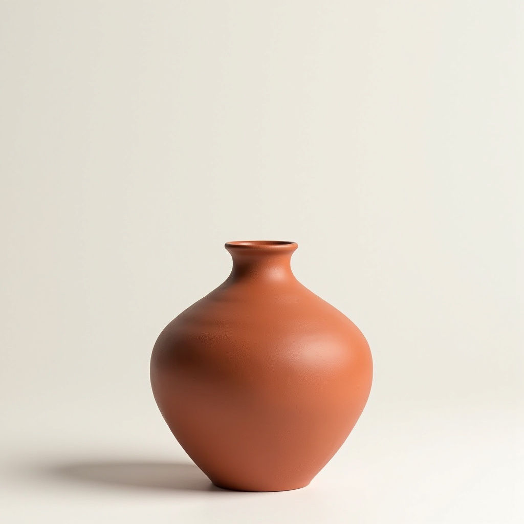 Terracotta Ceramic Vase