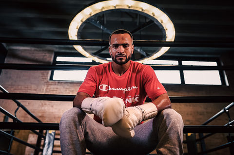 Brighton born boxer and cousin of Chris Eubank JR, Harlem 