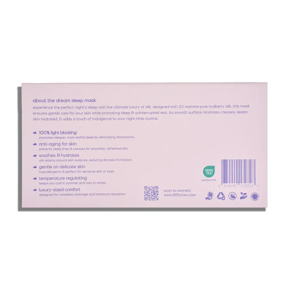Thumbnail: Silk Sleeping Mask - Bubblegum