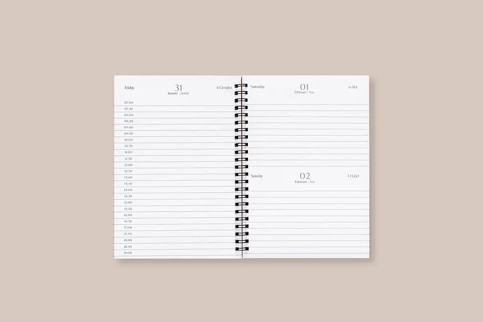 Thumbnail: 2026 Spiral Diary DAILY View
