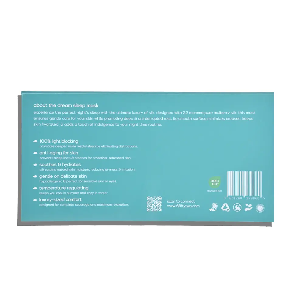 Thumbnail: Silk Sleeping Mask - Viridian