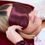 Thumbnail: Silk Sleeping Mask - Merlot