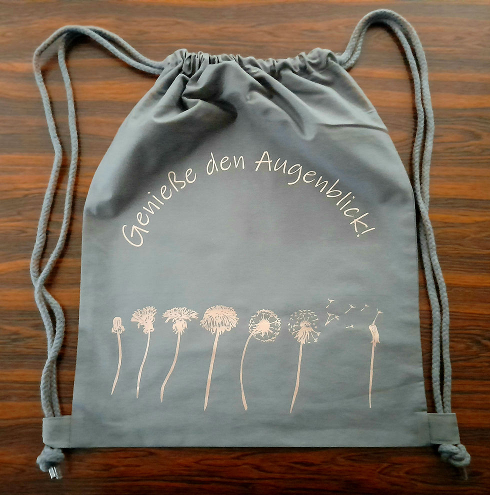 Miniaturbild: Baumwollrucksack "Löwenzahn"