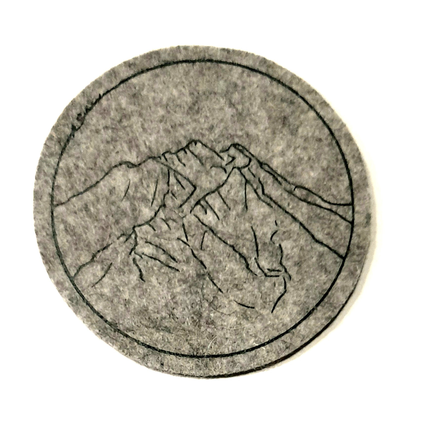 Untersetzer "Hoher Riffler", grau