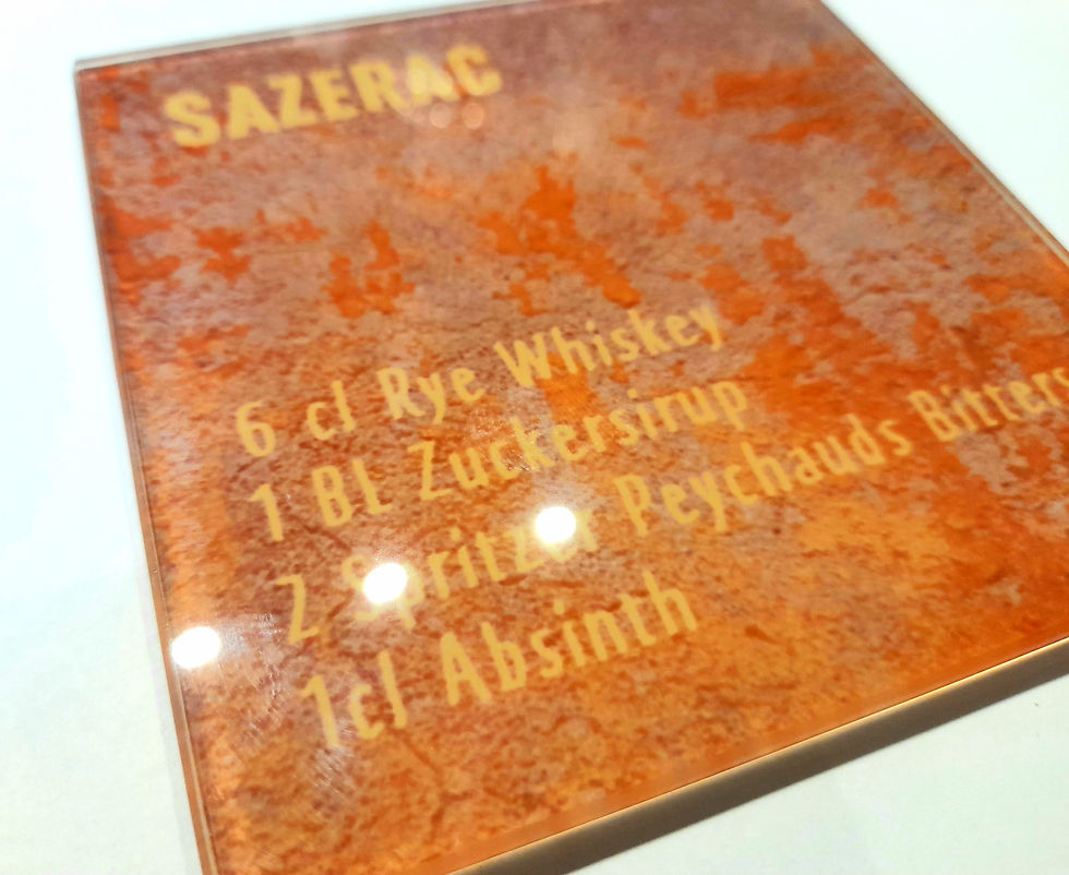 Miniaturbild: 4er Set Glasuntersetzer "Whiskey"