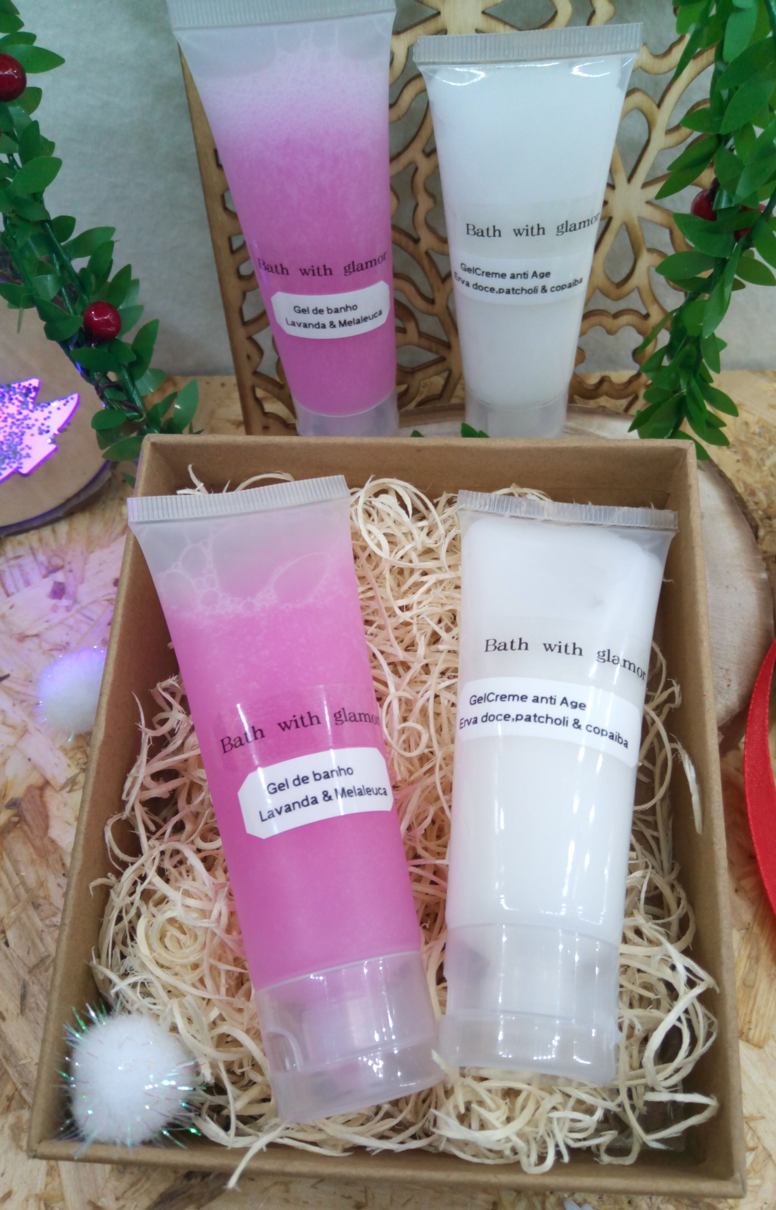 Gel de banho e gelcreme anti Age