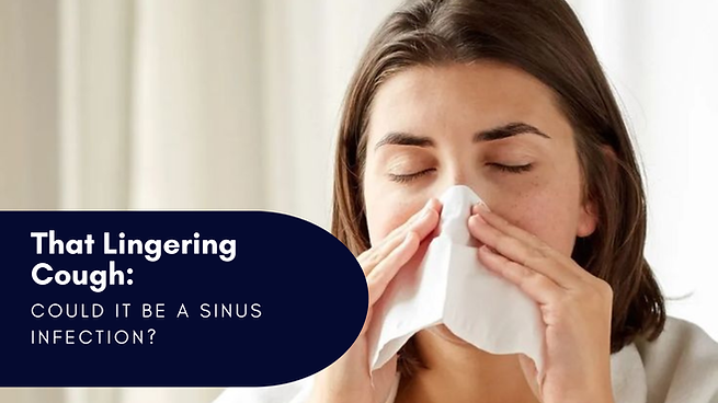 That Lingering Cough: Could It Be a Sinus Infection in Your Child?