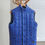Thumbnail: Vintage pin stripe print puffer Gilet UK 14.