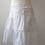 Thumbnail: Vintage Y2K white broderie anglaise tiered frill mini skirt. Size UK 10.