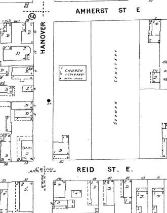 Sanborn map, 1944 footprint