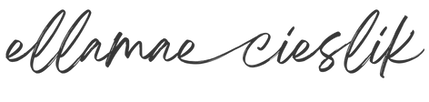 ellamae cieslik wedding photography logo