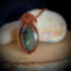 Labradorite Copper Pendant