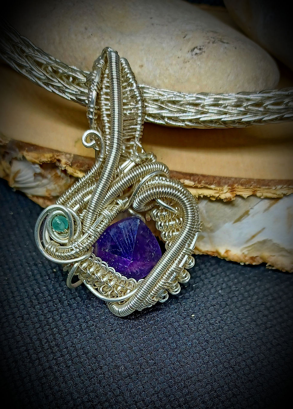 Viking amethyst torque