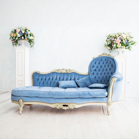 MAARCOM Teakwood 3 seater Wooden Diwan Sofa