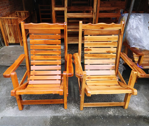 MAARCOM Wooden Oversized Folding Chair