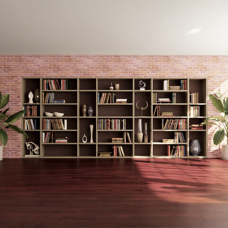 MAARCOM Classic Teakwood Wall Cabinet