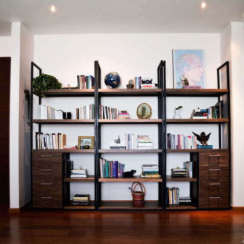 MAARCOM Contemporary Teakwood Book Cabinet