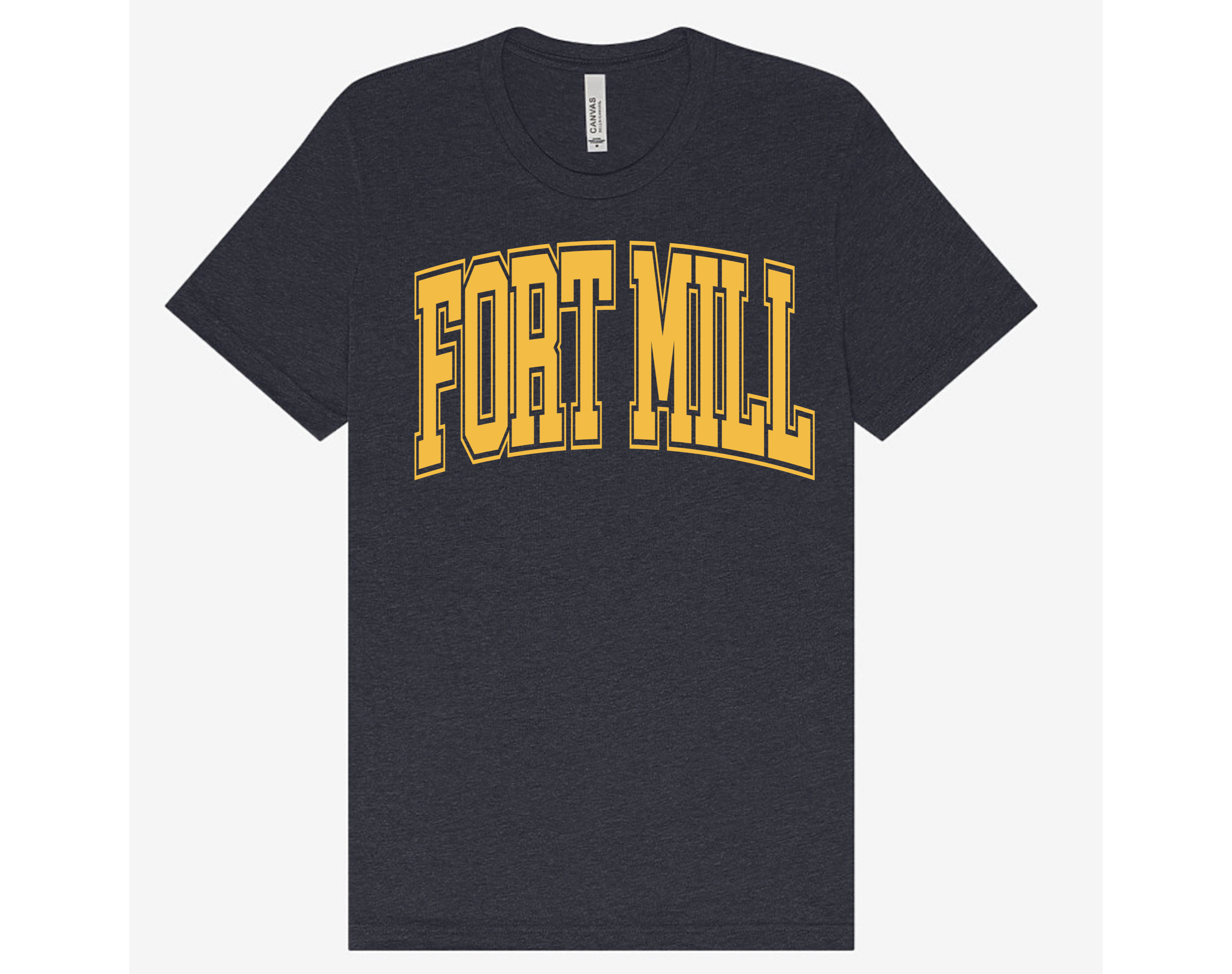 Fort Mill Unisex Tee - Heather Navy