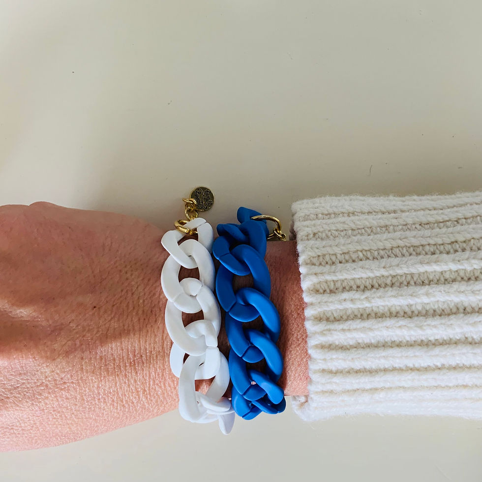 Thumbnail: Game Day Link Bracelet - White