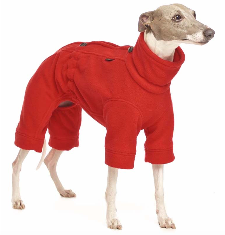 Pull Pour Lévrier Et Whippet - Col Roulé - Polaire Extensible - Taille S à XL - Pour Fêtes Et Quotidien