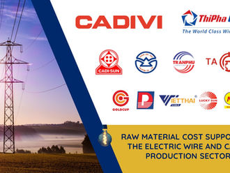Raw material cost supporting the electric wire and cable production sector