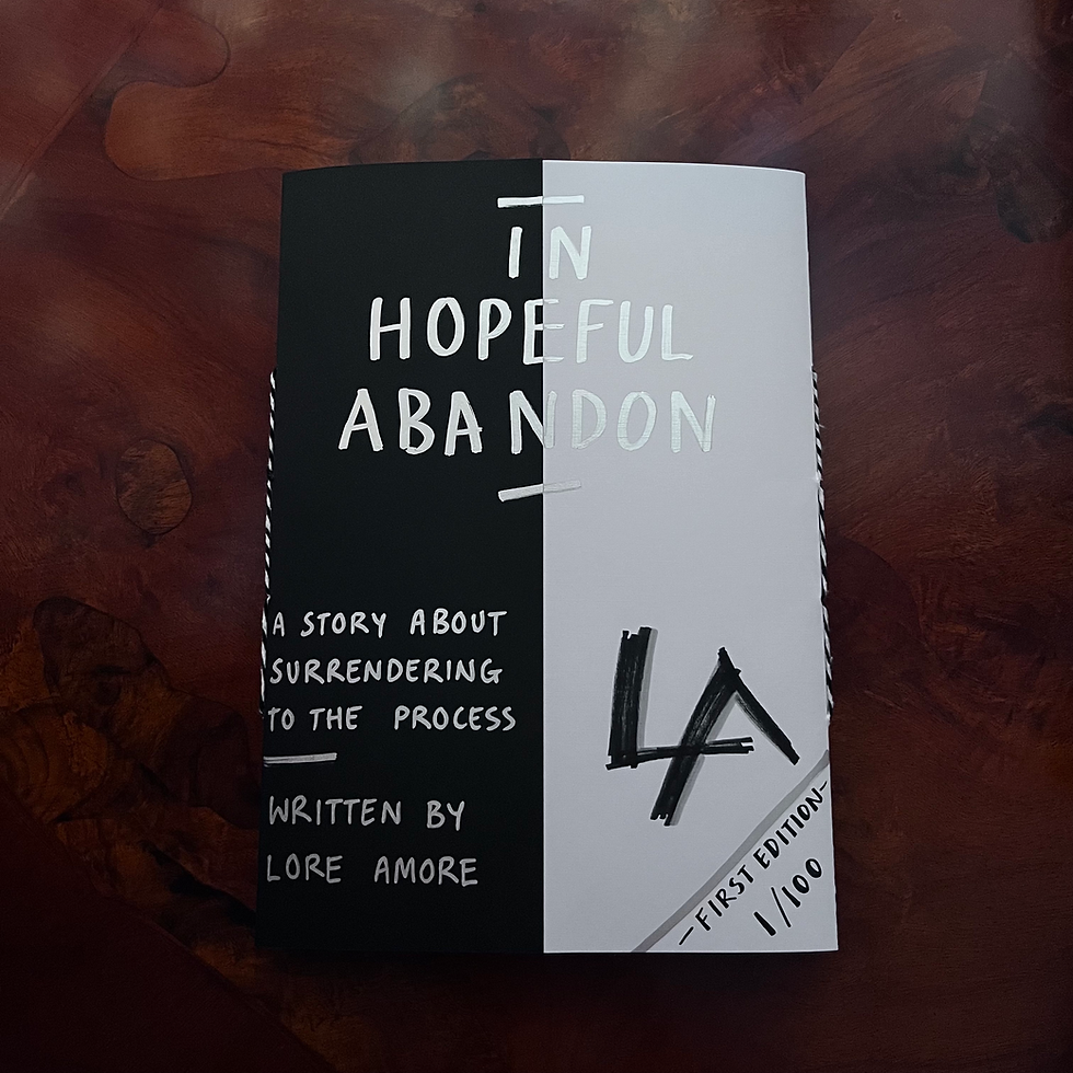 IN HOPEFUL ABANDON - FIRST EDITION
