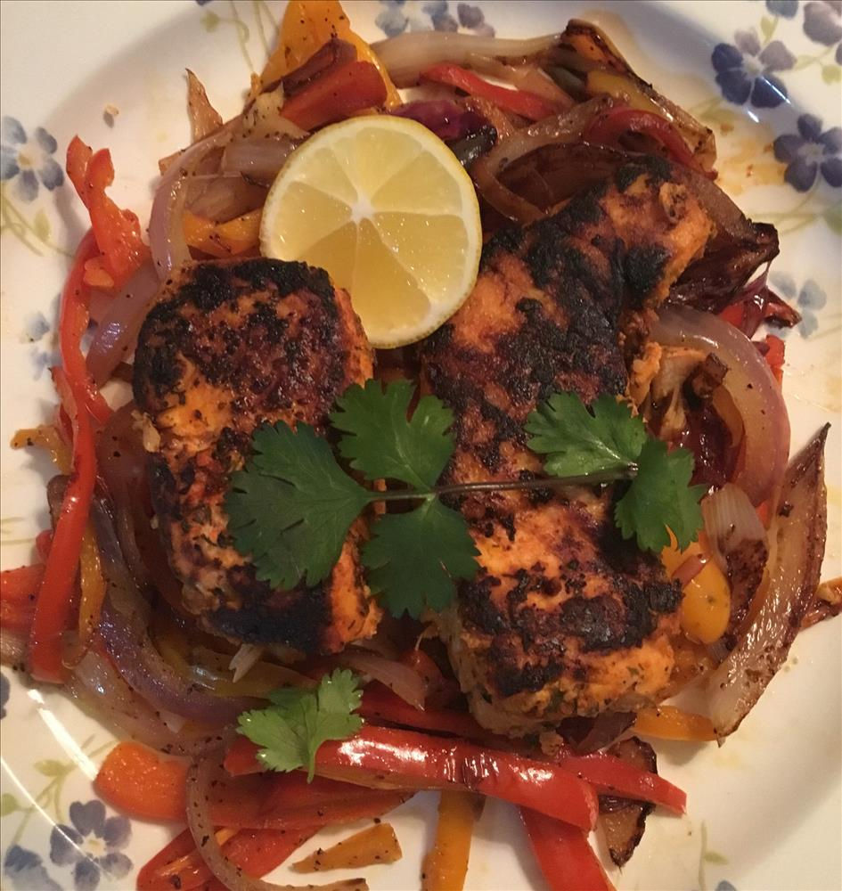 গ্রীলড স্যামন কাবাব