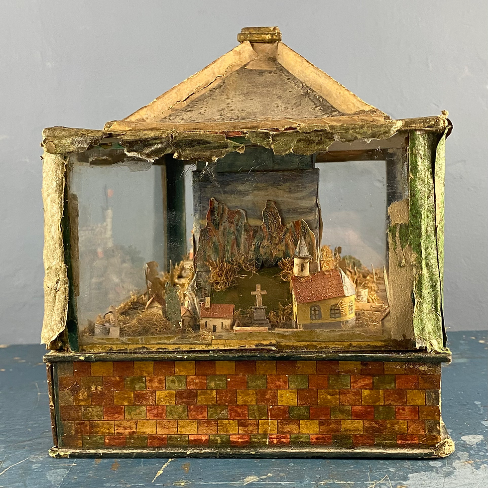 Thumbnail: A French folk art diarama, early 20th C.