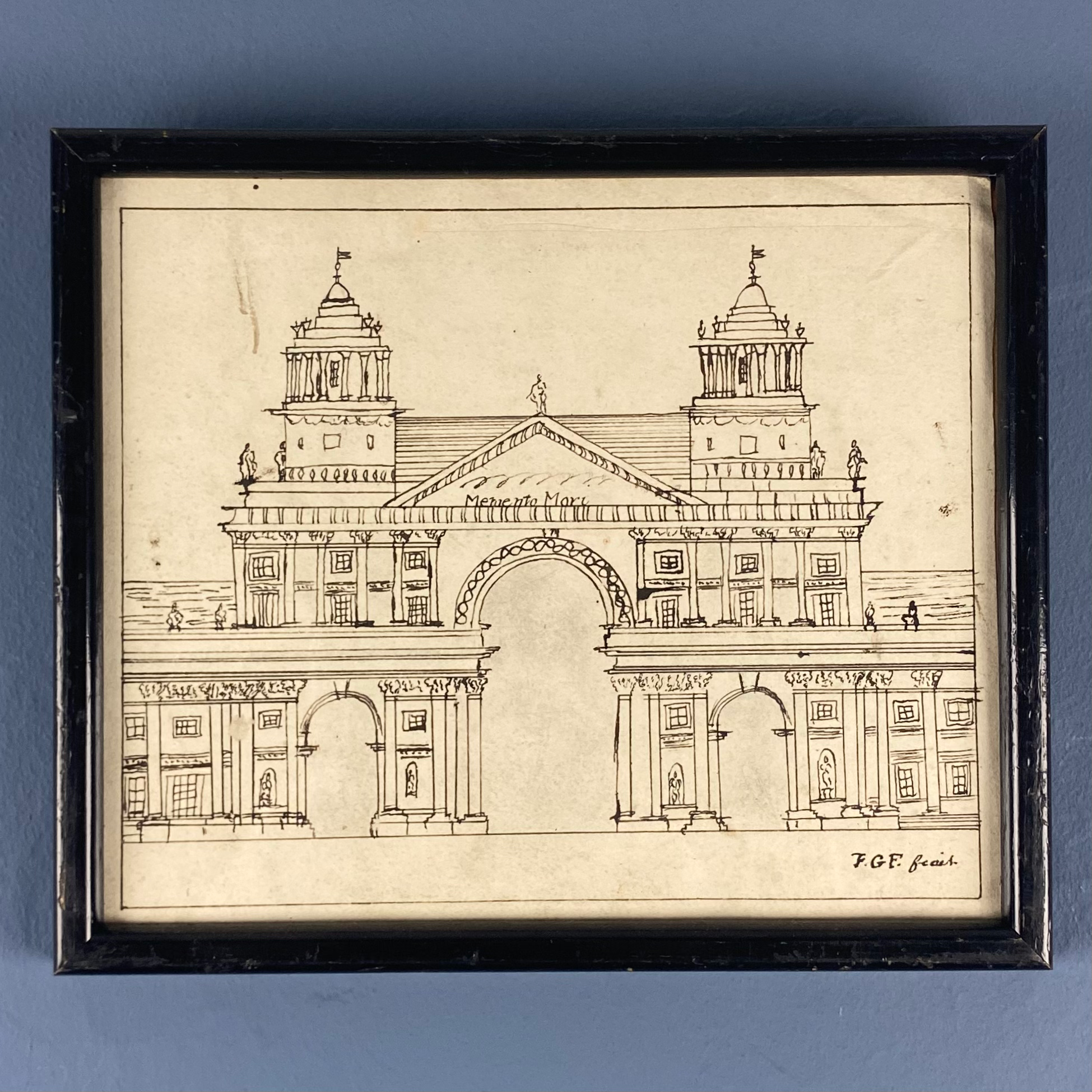 Country house archway, early 19th C.