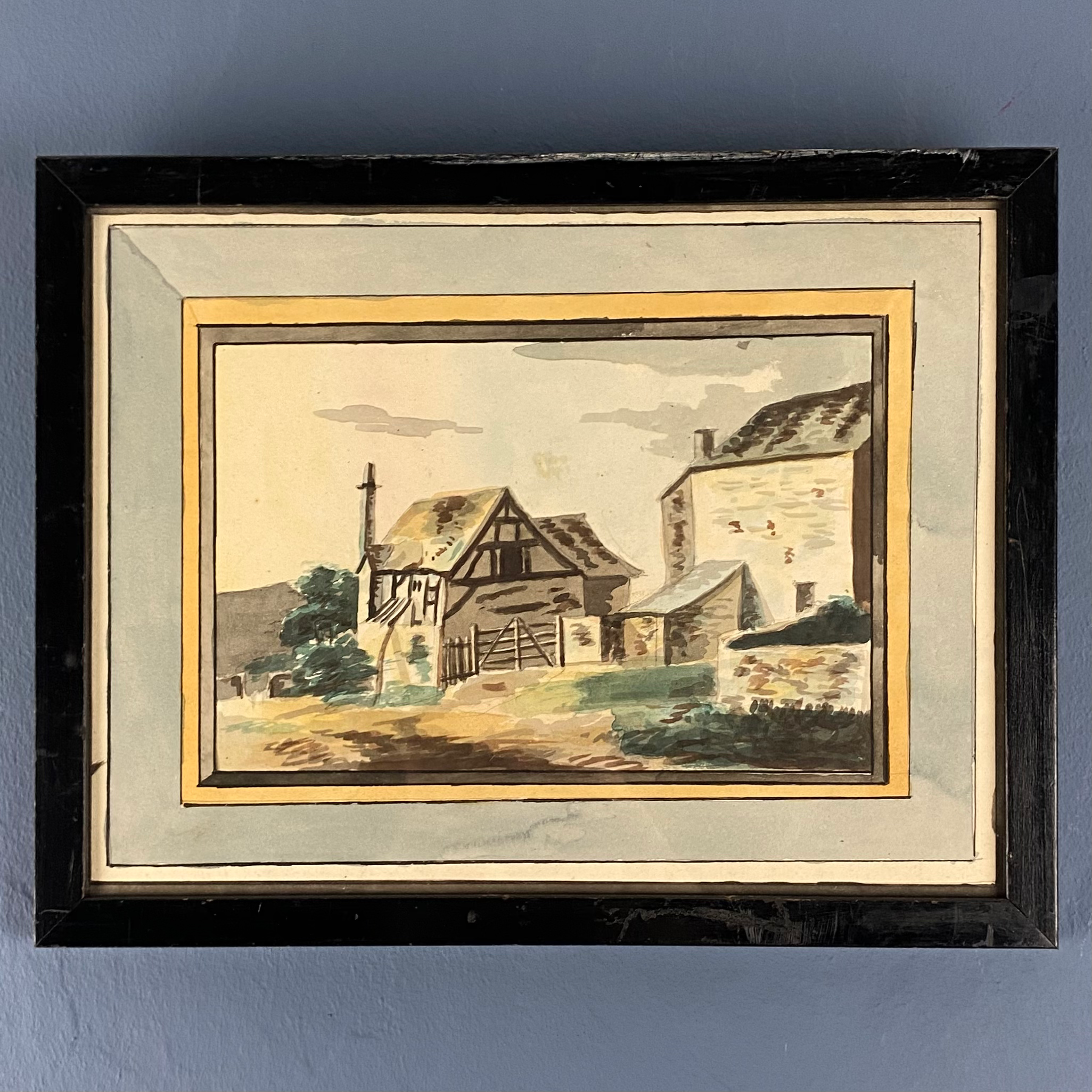 Watercolour, early 19th C.