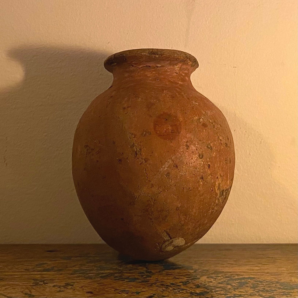 Thumbnail: An Egyptian predynastic, Naqada terracotta pot, 6000-3150 BC. Rustafjaell Coll.