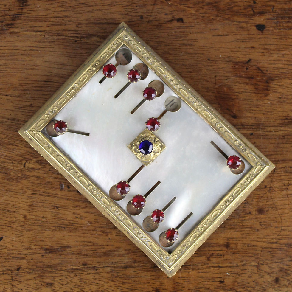 A French Palais royal whist marker, C.1830.