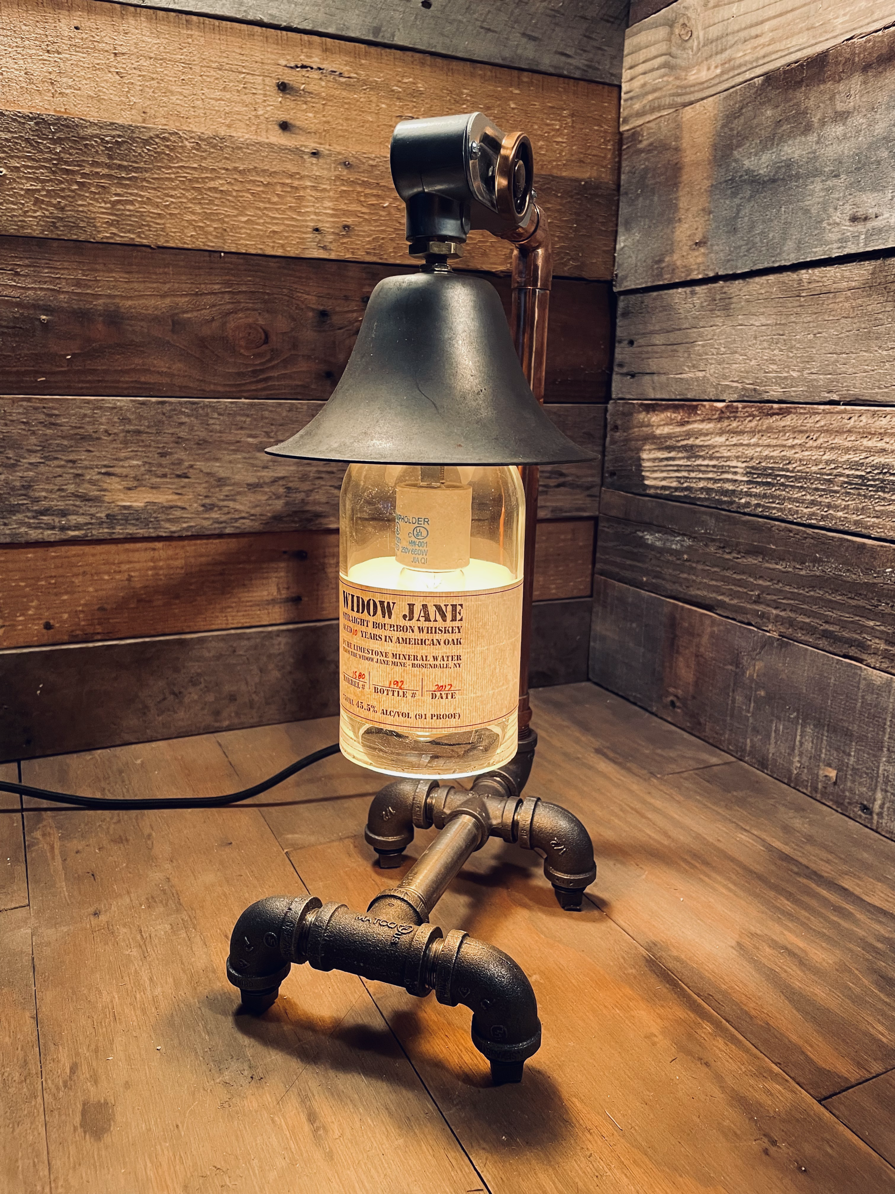 No. 25, Whiskey bottle lamp